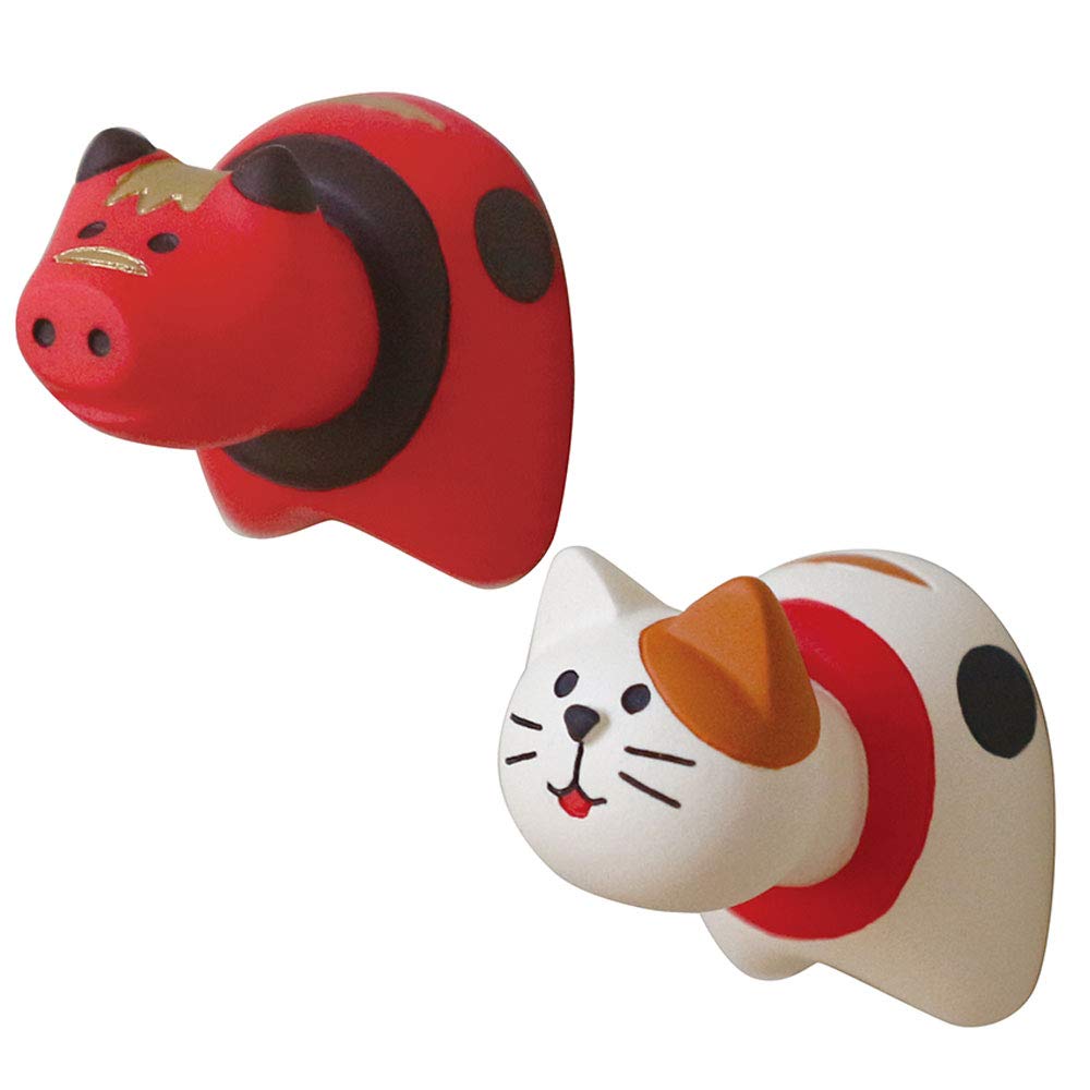 Amazon.co.jp: デコレ コンコンブル concombre フックべこ 猫べ